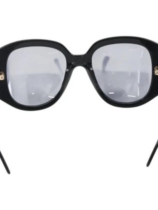 CHANEL Sunglasses plastic Black CC Auth 169816V main image 9